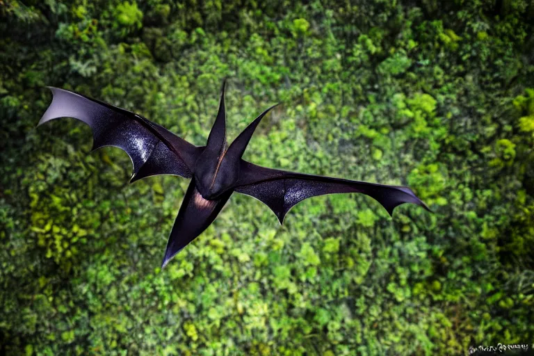 Prompt: Megabat, Fruit bat, Nature photography, airborne, mid-flight, professional photo, 8k