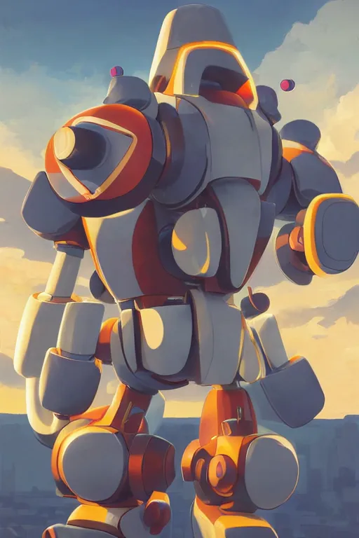 Image similar to metabots medabots medarotto medarot robot minimalist comics, behance hd by jesper ejsing, by rhads, makoto shinkai and lois van baarle, ilya kuvshinov, rossdraws global illumination ray tracing hdr radiating a glowing aura