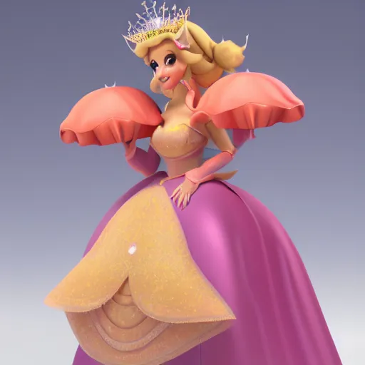Image similar to photo of princess peach posing, ultra details
