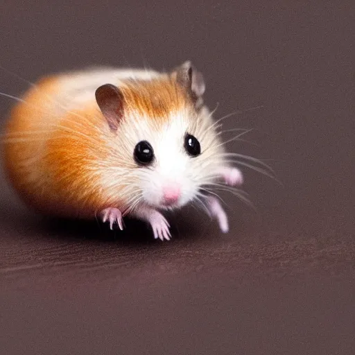 Image similar to hamster with hairy spider legs, creepy, detailed, photograph, realistic, 85mm