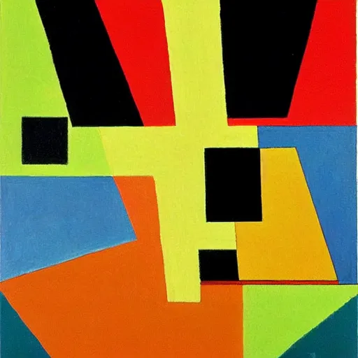 Image similar to a painting of a black square, by Kazimir Malevich