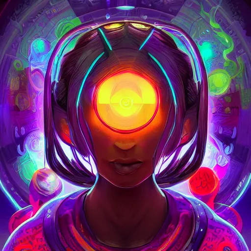 Image similar to skill magic geek inside matrix deepdream radiating a glowing aura stuff loot legends stylized digital illustration video game icon artstation lois van baarle, ilya kuvshinov, rossdraws,