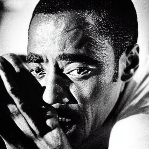 Prompt: “ a still of sammy davis jr in the movie american history x ”