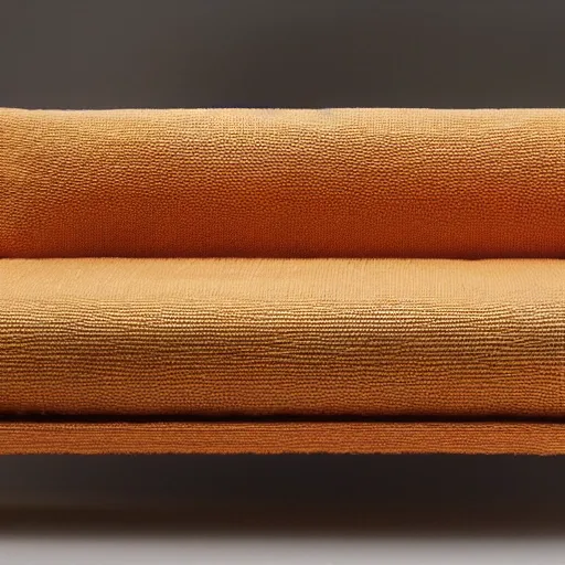 Image similar to a cooked spaghetti sofa