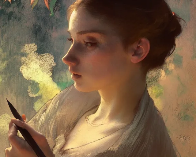 Image similar to photography of edgar degas, deep focus, d & d, fantasy, intricate, elegant, highly detailed, digital painting, artstation, concept art, matte, sharp focus, illustration, hearthstone, art by artgerm and greg rutkowski and alphonse mucha