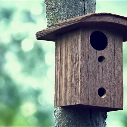 Prompt: tony hawk as an eagle in a birdhouse hyperrealism photo - realistic photography 8 k