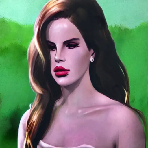 Image similar to trail cam footage of lana del rey, photorealistic, horror