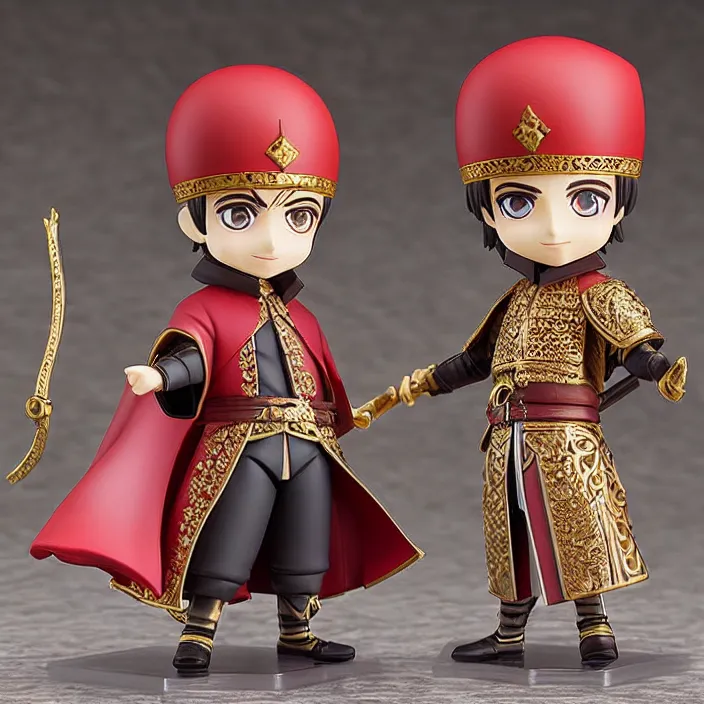 Image similar to suleiman the magnificent, an anime nendoroid of suleiman the magnificent, figurine, detailed product photo