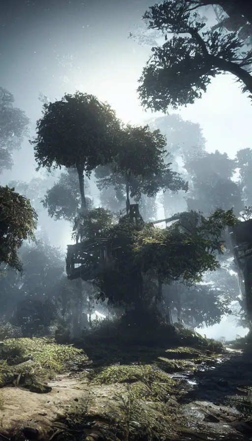 Image similar to The end of an organism, with CRYENGINE