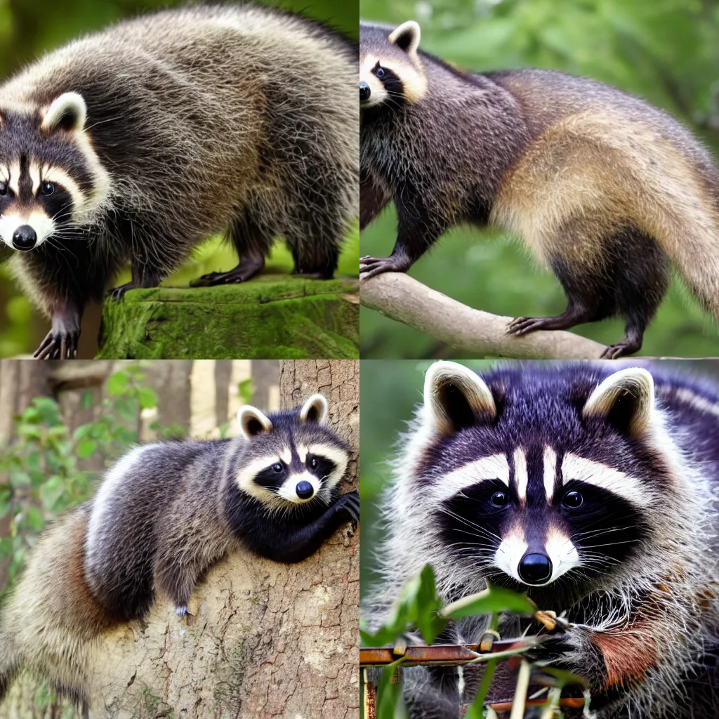 Prompt: CCP China glorious racoon