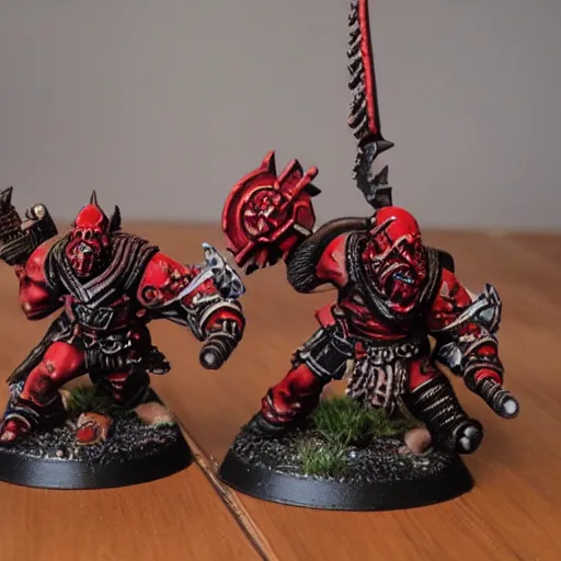 Prompt: Khorne Berzerker