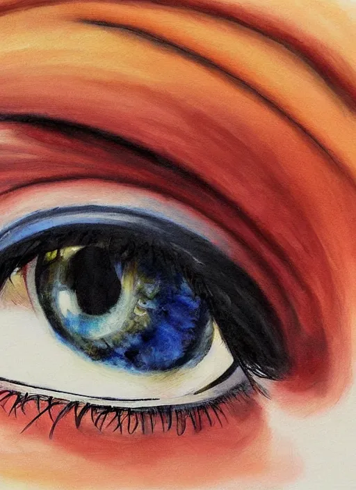 Image similar to portrait of a stunningly beautiful eye, art by 5 7 3 7 4 6 3 6 3 6 4 6 4