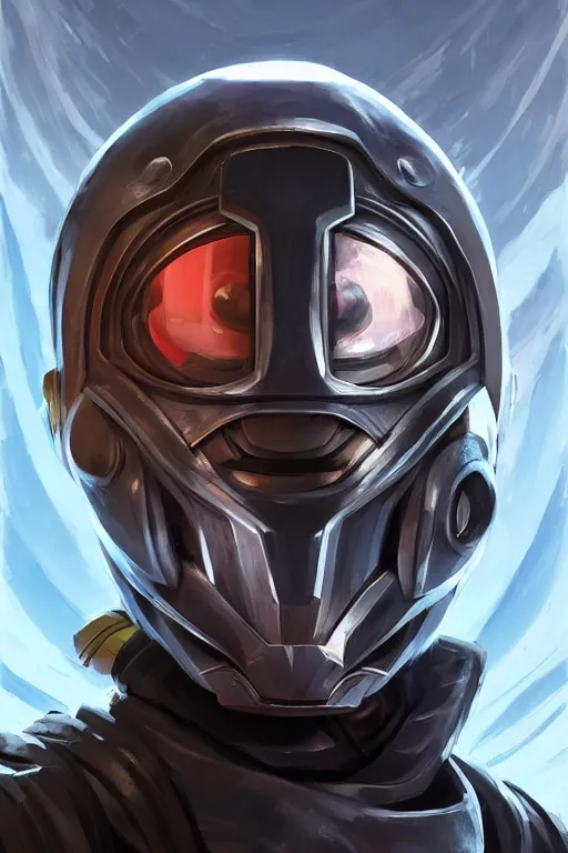 Image similar to epic mask helmet robot ninja portrait stylized as fornite style game design fanart by concept artist gervasio canda, behance hd by jesper ejsing, by rhads, makoto shinkai and lois van baarle, ilya kuvshinov, rossdraws global illumination radiating a glowing aura global illumination ray tracing hdr render in unreal engine 5