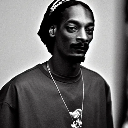 Image similar to 1990s Hi-8 footage of Snoop Dogg in High School, candid portrait photograph, 40mm