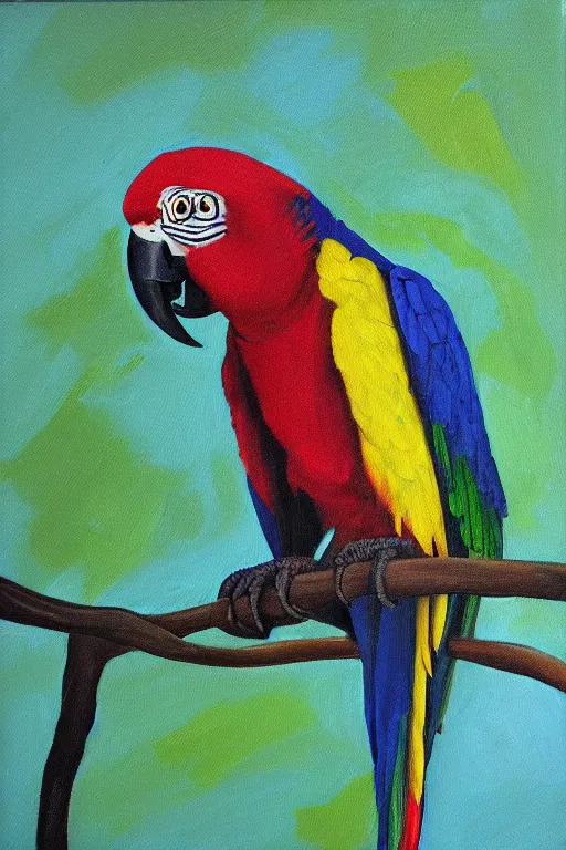 a parrot named pedro, oil on canvas | Stable Diffusion | OpenArt