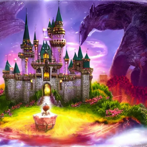 Image similar to Fantasy Castle