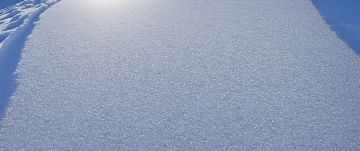 Prompt: extreme closeup hd 8 k hyper detailed photograph of a trail of footsteps in the snow