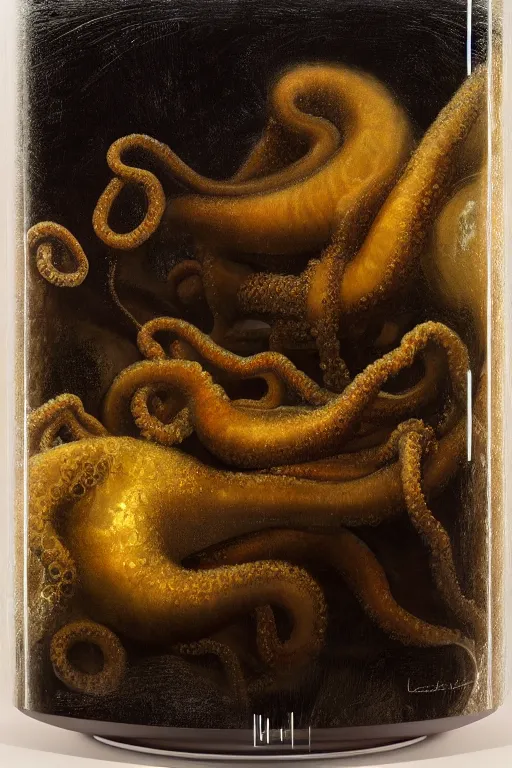 Image similar to tentacular jelly shapes, 8 k, hdr, great light, gustave courbet, annie leibowitz