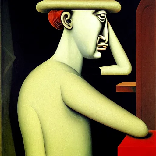 Image similar to an eye crying, a painting by giorgio de chirico