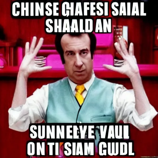 Image similar to chinese saul goodman