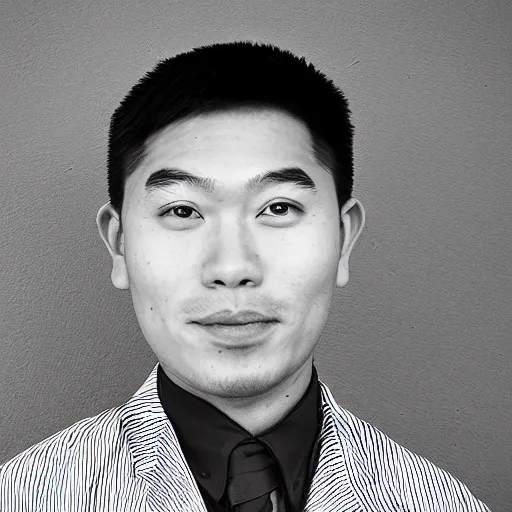 Image similar to portrait of Bryan Nguyen, Asian male, Drummer and Music Supervisor