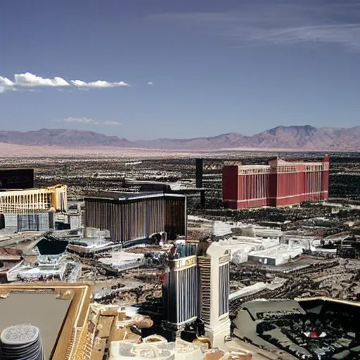 Prompt: las vegas in 2005