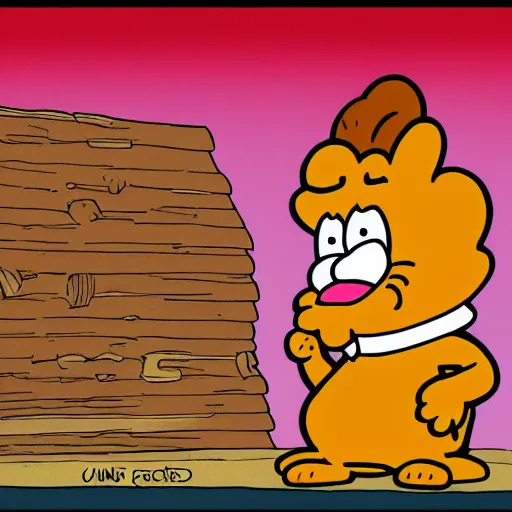 Image similar to garfield illustrated by jim davis