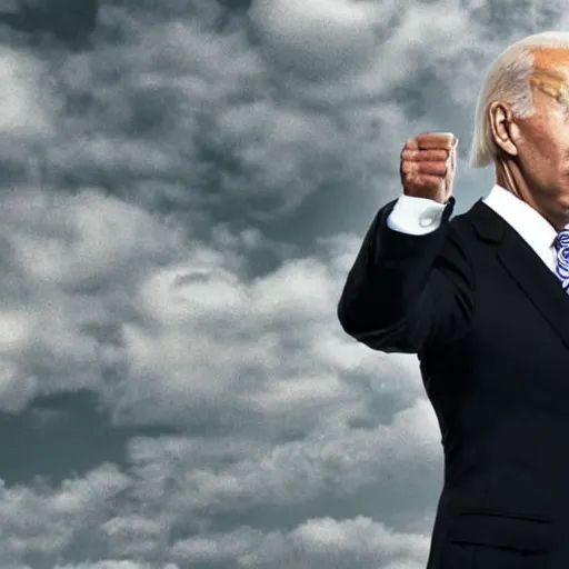 Image similar to still of Joe Biden in JoJo's Bizarre Adventure