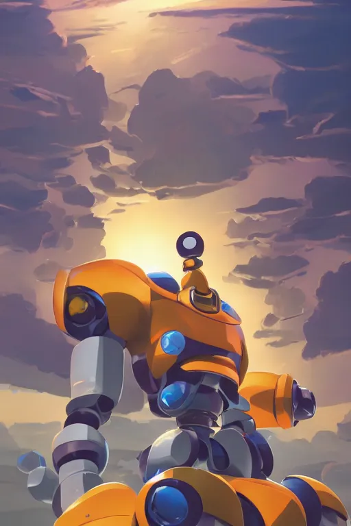 Image similar to metabots medabots medarotto medarot robot minimalist comics, behance hd by jesper ejsing, by rhads, makoto shinkai and lois van baarle, ilya kuvshinov, rossdraws global illumination ray tracing hdr radiating a glowing aura