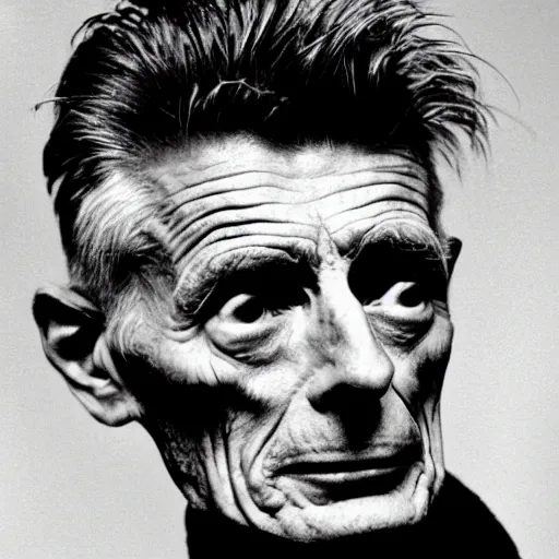 Image similar to Art piece by Samuel Beckett