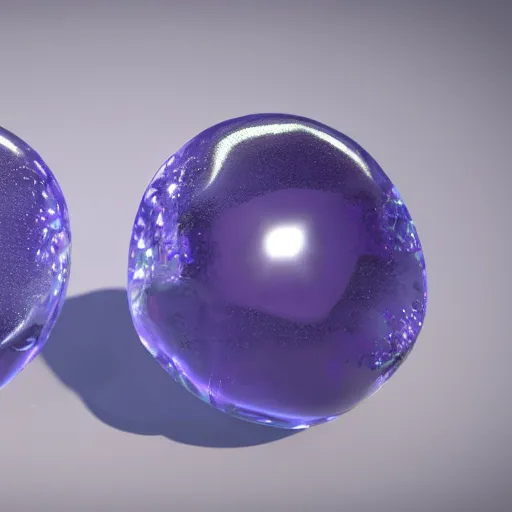 Image similar to 3 d rendering of gorgeous crystal blueberry, unreal engine, ultra detailed, 4 k