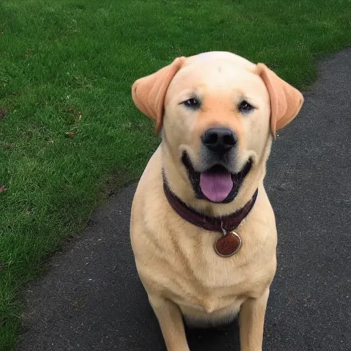 Prompt: Labrador wearing a hat