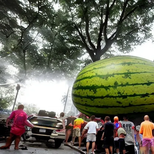 OMG! Found Giant Watermelon on Google Earth
