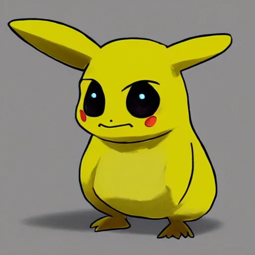 Image similar to pekachu realistic style