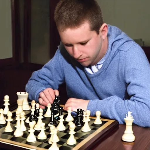 Prompt: eric rosen playing chess