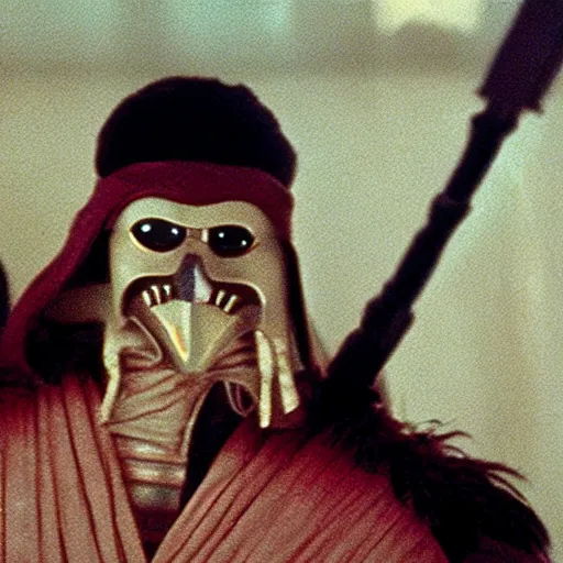 Prompt: a still of a tengu in star wars 1 9 7 7, realistic, photorealistic, detailed,