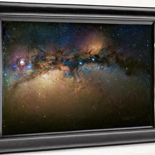 Prompt: the milky way galaxy, painting by Leonardo Da Vinci