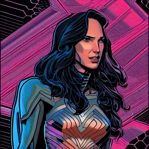 Image similar to portrait of gal gadot, by laurie greasley and james stokoe, 4 k, 8 k