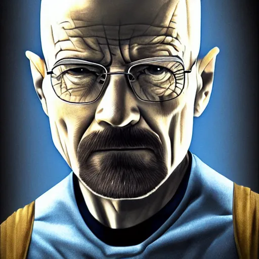 Image similar to Walter White as Captain America, 8k highly detailed face