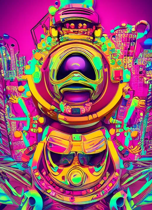 Image similar to funkpunk 3 d abstract artwork, psychedelic, intricate, digital art, artstation, detailed