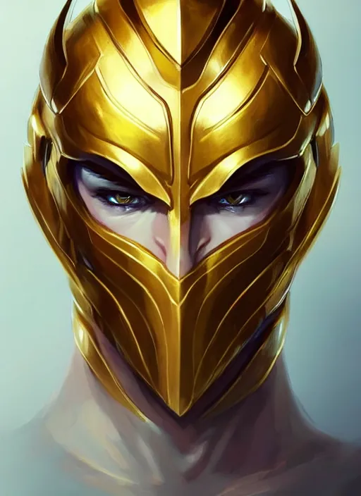 Image similar to a god like human, gold armour, white skin, male, portrait, sharp focus, digital art, concept art, detailed, post processed, dynamic lighting, trending on artstation, by emylie boivin and rossdraws