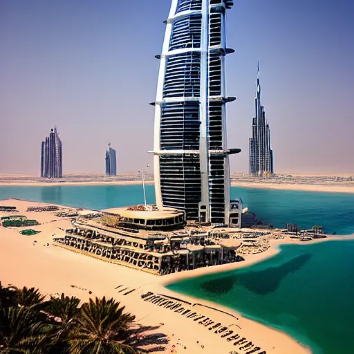 Prompt: gta : dubai by hofbauer