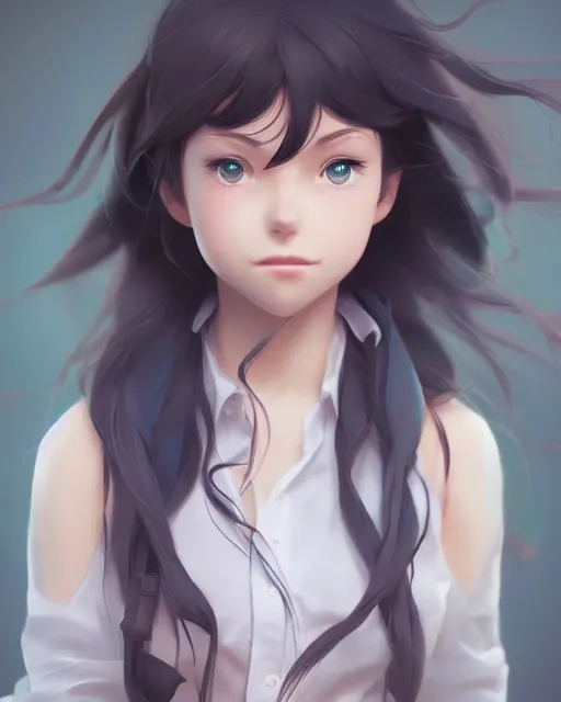 Prompt: an adorable girl, full shot, atmospheric lighting, detailed face, by makoto shinkai, stanley artgerm lau, wlop, rossdraws