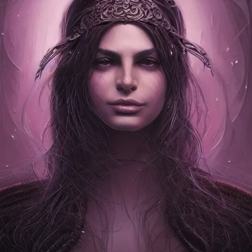 Image similar to a portrait of mazzy star as a sorceress, urban motifs, intricate, elegant, highly detailed, digital painting, trending on artstation, concept art, smooth sharp focus, illustration, art by artgerm and greg rutkowski