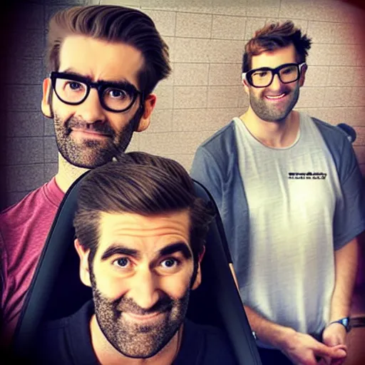 Prompt: Rhett and link