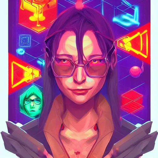 Image similar to skill magic geek inside matrix deepdream radiating a glowing aura stuff loot legends stylized digital illustration video game icon artstation lois van baarle, ilya kuvshinov, rossdraws,