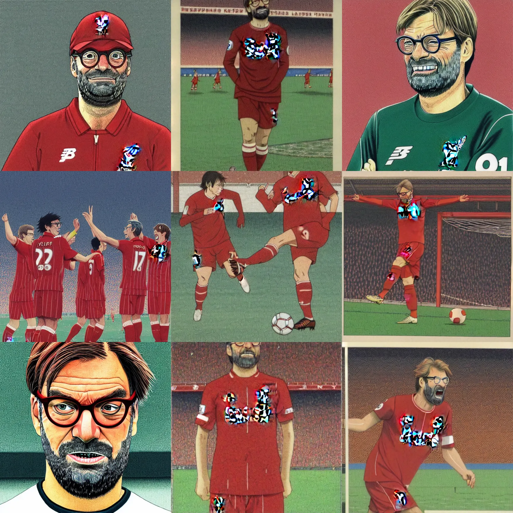 Prompt: Jurgen Klopp, liverpool football club, detailed, Kawase Hasui