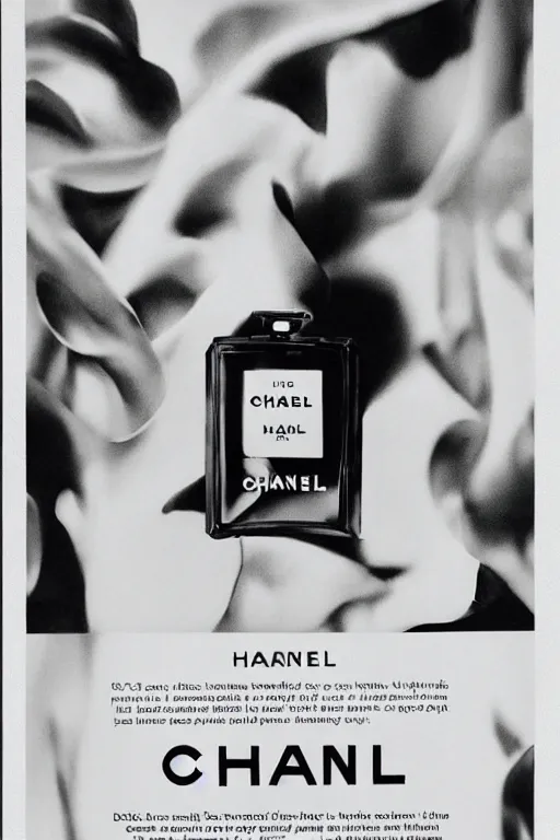 Image similar to Chanel advertisement by Anita Sadowska