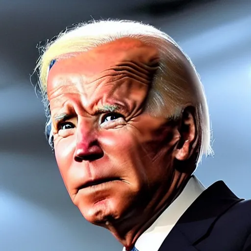 Prompt: a man who is a genetic combination of donald trump and joe biden
