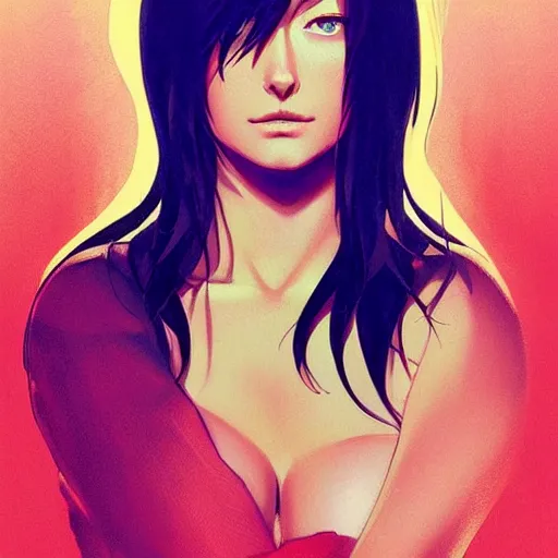 Prompt: olivia wilde, very very anime!!!, fine - face, realistic shaded perfect face, fine details. anime. realistic shaded lighting poster by ilya kuvshinov katsuhiro otomo ghost - in - the - shell, magali villeneuve, artgerm, jeremy lipkin and michael garmash and rob rey